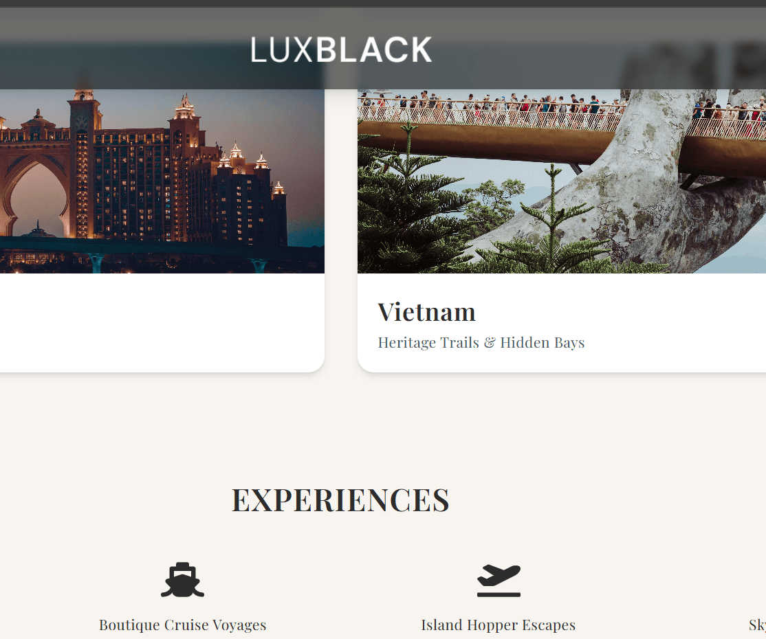 Travel Agency Website